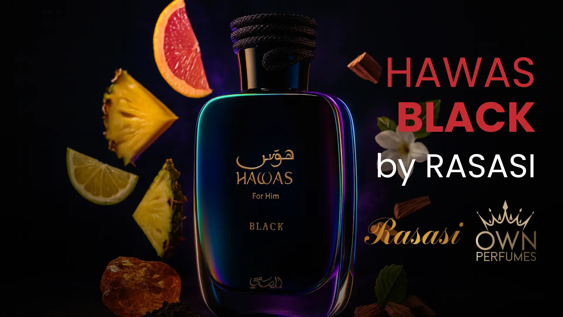Hawas Black EDP 100ml by Rasasi