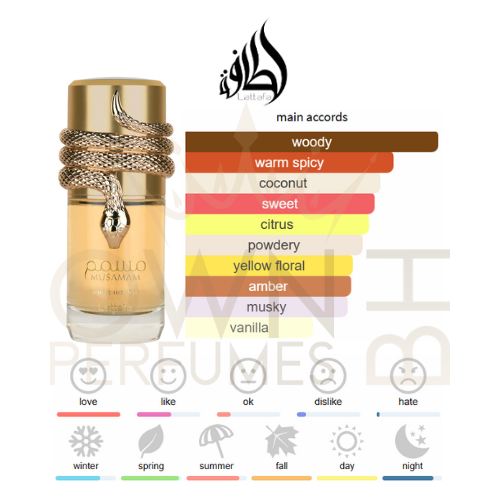 Musamam White Intense EDP 100ml by Lattafa Musamam White Intense EDP 100ml by Lattafa