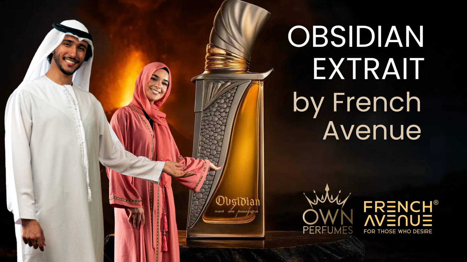 Obsidian Extrait De Parfume EDP 100ml by French Avenue